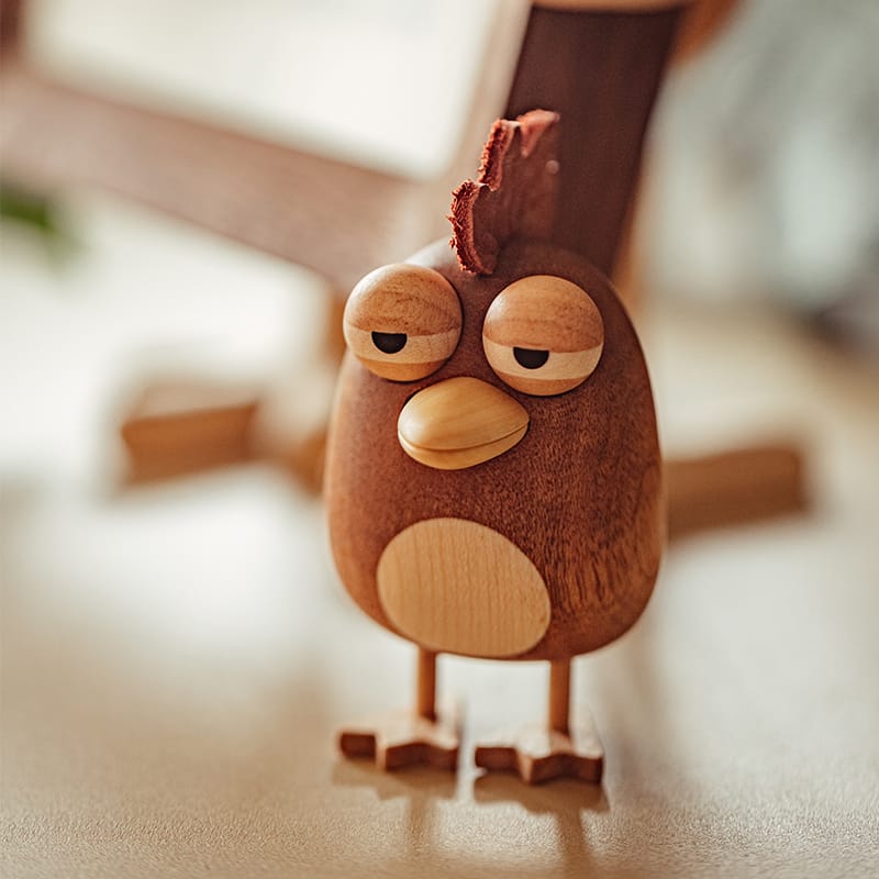 Sleepy Cluck the Desk Chicken